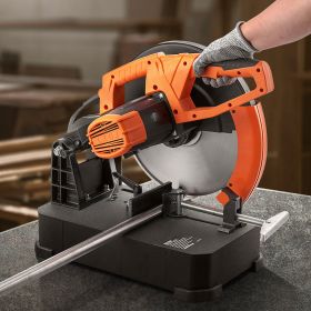 Chop Saw,14'355mm Blade Diameter Cut Off Saw, 2800W 1200RPM Steel Cutting Machine, 0-45' Adjustable Dry Cut Chop Saw, Miter Saw For Cutting Metal Cold