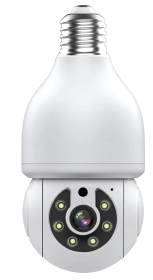 1080p Ptz E27 Socket Bulb Camera 360 Degree Cmos Sensor Network Camera Cctv Security Light Bulb Camera