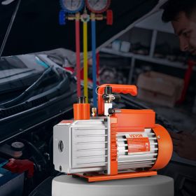 5 CFM Vacuum Pump Air Conditioning Vacuum Pump 2 Stage Rotary Vane HVAC