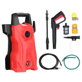 Electric High Pressure Washer 3000PSI Max 2.6GPM Powerful Car Washer Pressure Cleaner With Adjustable Spray Nozzle Soap Dispenser IPX5 Waterproof For