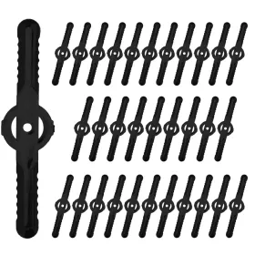 32Pcs Plastic Blades  Fit For D0102HGP2XU Replacement For Cordless Weed Trimmer