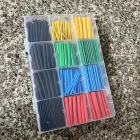 530pcs Multicolour Heat Shrink Tubing Pack, Heat ShrinkTubing Wrap Anti-Rust Flexible Wire Cable Heat Shrink Tubingfor Electric Wire Repairing Multico