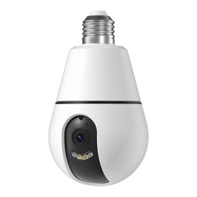 AI Detection 360 Degree HD 3MP CCTV Video Light Bulb E27 IP Wireless Mini Security Hidden Wifi Camera