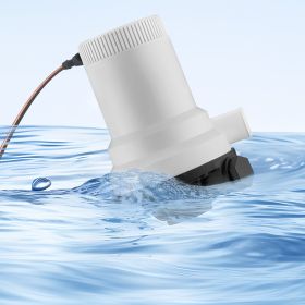 Livewell Pump For Boat 12V 1600GPH Livewell Aerator Pump Straight 2 Inlets