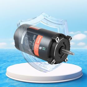 0.75 HP Pool Pump Motor, 56J Frame, 115V(8 Amps)/230V(4 Amps) 3450 RPM, 60Hz, 1.5 Service Factor, 80Î¼F/250V Capacitor, CCW Rotation Round Flange Repl