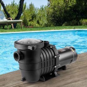Above Ground Pool Pump, 2 HP, 110 GPM Max Flow Single Speed Swimming Pool Pump, 110V/240V 3450 RPM 59 Ft Max Head Pool Pump With Filter Basket, For Ab