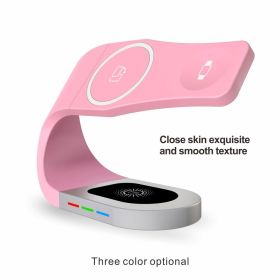 Wireless Charging Station; 3 In 1 Magnetic Fast Charging Wireless Charger Stand For Iphone 14/13/12/11/Pro/X/Max/XS/XR/8/Plus; IWatch7/6/5/4/3/2/