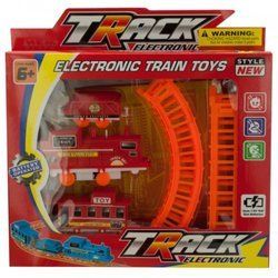 Battery Powered Train Set With Track (pack of 4)