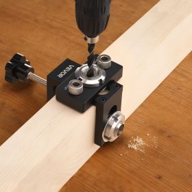 Doweling Jig Kit Self Centering Dowel Drill Jig With 3 Drill Bits Woodworking