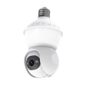 PTZ Bulb Camera E27 Full-Color Panoramic HD Wireless Light Bulb Surveillance CMOS Home WiFi Pan-Tilt Cloud