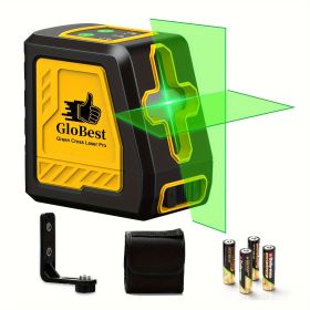 Laser Level, 100Ft Self Leveling Cross Line Lasers, Green Beam Leveler Tool, With Self-leveling, Manual, Pulse Mode, Lazer Level With 360 Degree Magne (Option: Yellow)