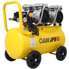 Metal Portable Compressor (Option: Yellow)