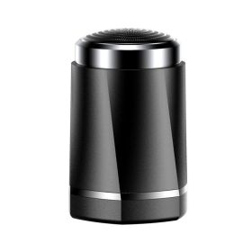 Mini Shaver Men's Portable Electric Razor; Washable With USB Charging; Beard Trimmer For Women For Travel (Color: Black)