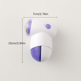Electric Remove Sweater Pilling Machine; Portable Clothes Fabric Shaver; Hair Ball Trimmer; Lint Fuzz Shaver Fluff Wool Granule (Color: Purple)