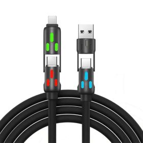 4N1 Fast Data Cable - 5 ft long (Color: Black)