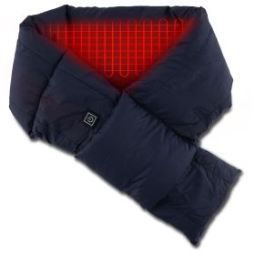 HELIOS HEATED SCARF 4 COLORS WITH 5000 MAH POWERBANK (Color: NAVY)