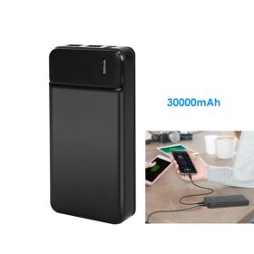 Portable Phone Charging Power Bank for IOS Phone15/14/13 (Color: Black, Type: 30000mAh)